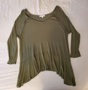 Downcast 3/4 length sleeved soft shirt